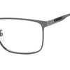 POLAROID Model PLD D494/G Men's Rectangular Metal Eyeglass Frame (Includes