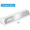 For Dyna-Glo, Backyard, Uniflame 15" Grill Heat Plate Shield Burner
