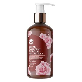 Crema Corporal de Extracto de Rosa Cástilla Orgánica, Loción Hidratante Natural Base Agua, 370 ml - Fitomex