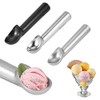 FTVOGUE Ice Cream Scoop Metal Antiadherente Anti-Feeze Postre Cucharas Fruit