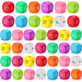 40 Pcs Motivational Foam Cubes Stress Ball with Quotes, Square Encouraging Stress Balls Dice Shaped Foam Stress Relief Toys for Kids Adults Classroom School Supplies