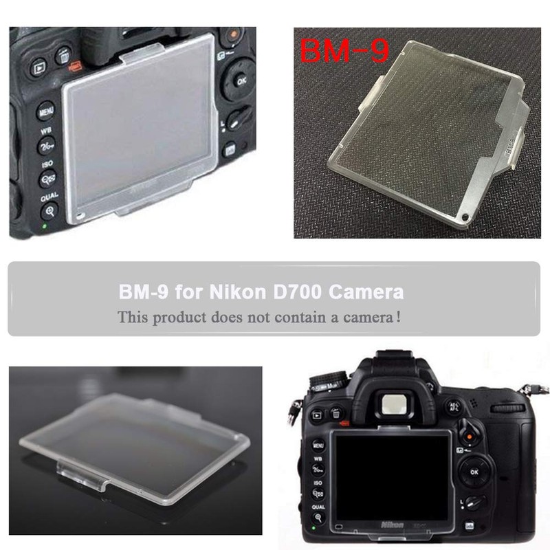 Fire Rock LCD Screen Cover Protector Replace BM-9 for Nikon
