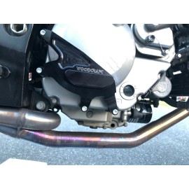 Woodcraft SUZUKI 2003-2012 SV650 WOODCRAFT RHS CLUTCH COVER ENGINE PROTECTOR - GOLD PLATE