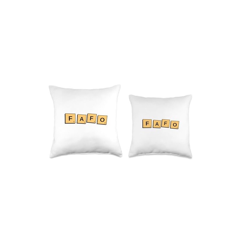 FAFO Funny Acronym meaning Throw Pillow