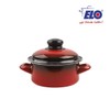 ELO red enamel standard type 16cm / double pot / enamel, ELO red enamel standard type 16 LOW / ELO 빨강법랑 일반형 16cm / 양수냄비 / 법랑, ELO 빨강법랑 일반형 16 LOW