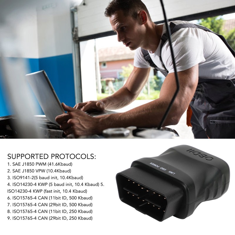 OBD2 Scanner Bluetooth 4.0 Diagnostic Scan Tool Wireless Car OBDII