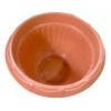 Maceta Imperial Con Base De Plástico Resistente, Terracota
