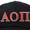 DALIX Alpha Omicron Pi Fraternity Hat Womens Greek Letter Embroider
