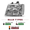JSBOYAT Headlight Assembly Replacement for 2007-2014 Chevy Tahoe Suburban Avalanche