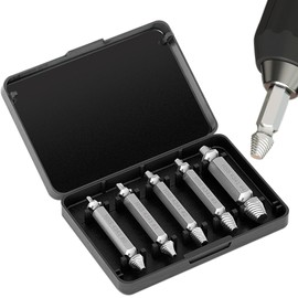 Coptiner Damaged Screw Remover and Extractor Set, 52mm,Screw Grab Screw Removal Tool, Drill Driver Bits Sets,Damaged Screw Extractor Kit,Screwdriver Drill Driver Bits Sets,General bit set Double Ended