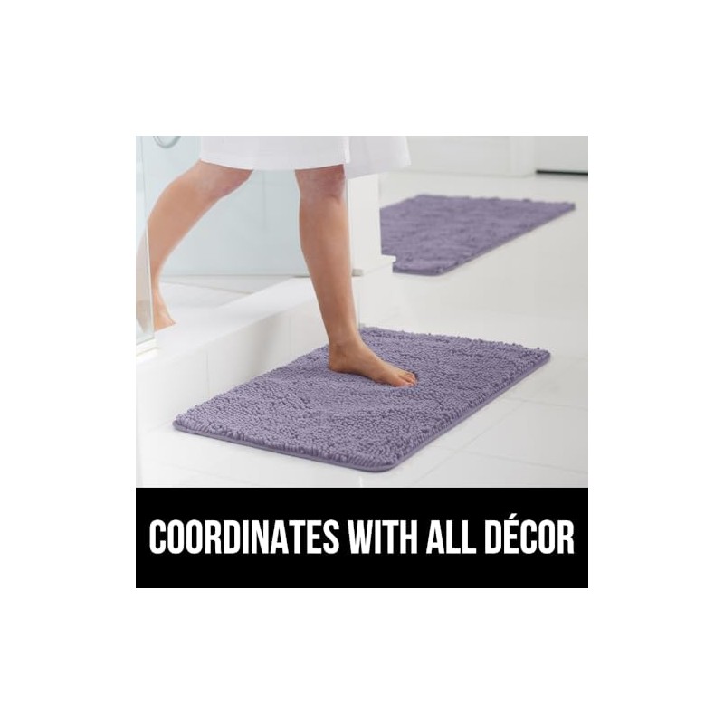 GORILLA GRIP GORILLA GRIP Bath Rug Mat 60x24 Thick Soft
