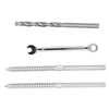 Swage Lag Screw Stainless Steel Left Right Thread Cable Railing