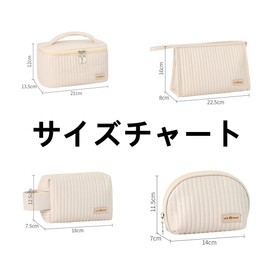 FLORPERRY Makeup Pouch, Cosmetic Bag, Makeup Pouch, Cosmetic Accessories, Storage Pouch, Cosmetic Bag, Cosmetic Pouch Set, Makeup Bag, Travel Pouch, Toiletry Bag, Travel Pouch, Business Trip, Set of
