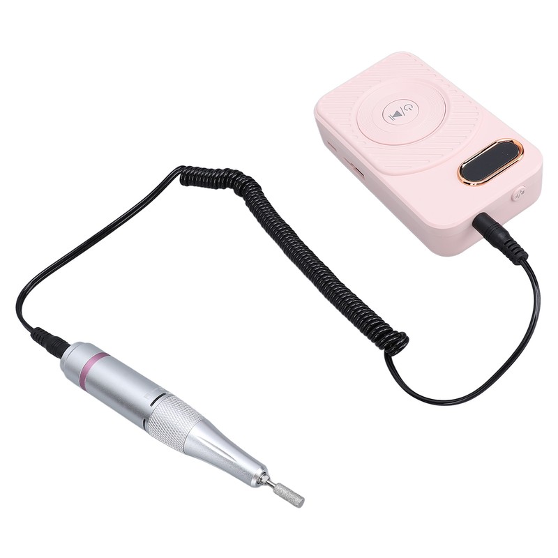 Nail Drill Machine Rechargeable Portable 0‑45000rpm LCD Display Electronic Nail