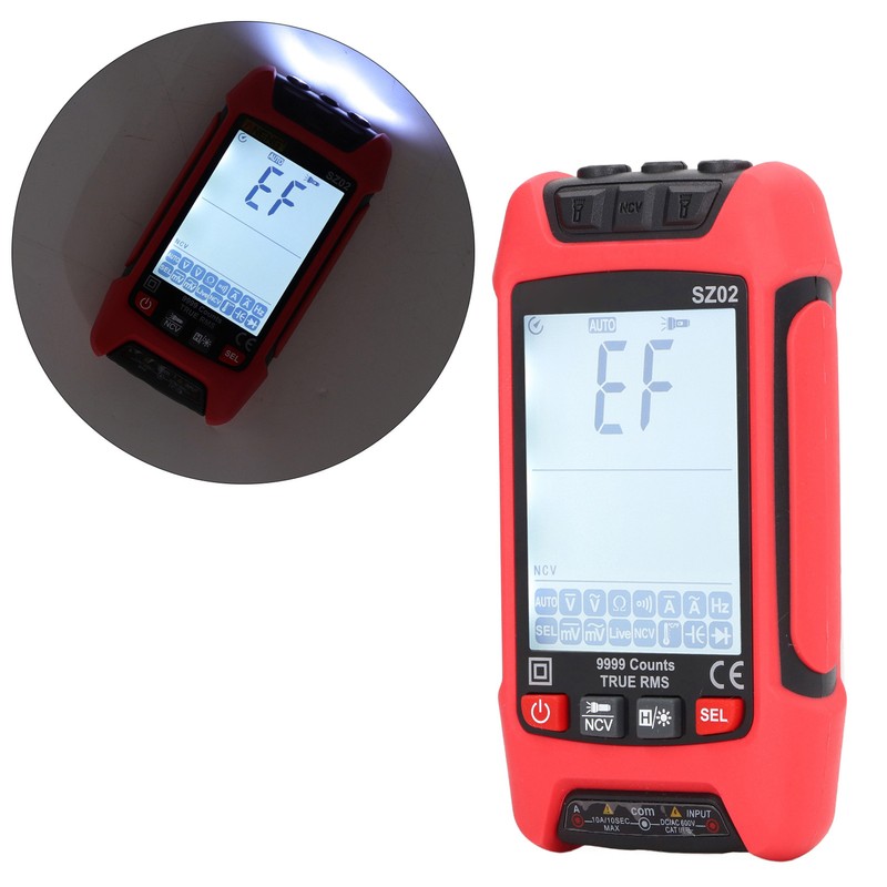 Digital Multimeter Intelligent Anti Burning Automatic LCD Backlit Display NCV