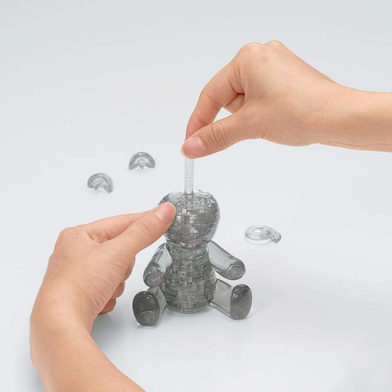 41 Piece Crystal Puzzle Teddy Bear Black