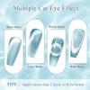 MIZHSE Cat Eye Nail Polish Meerblau Katzenaugen Gel Diamond Cat