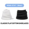 NDTEZUGT Flat Shoelaces for Air Max 90&1 Running Sneakers, 5/16"(8mm)