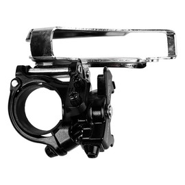 Ieron 3-Speed Bike Front Derailleur, Top/Bottom Pull, Fits 31.8/34.9mm Tubes, Aluminium Alloy Shifter for Mountain Bikes