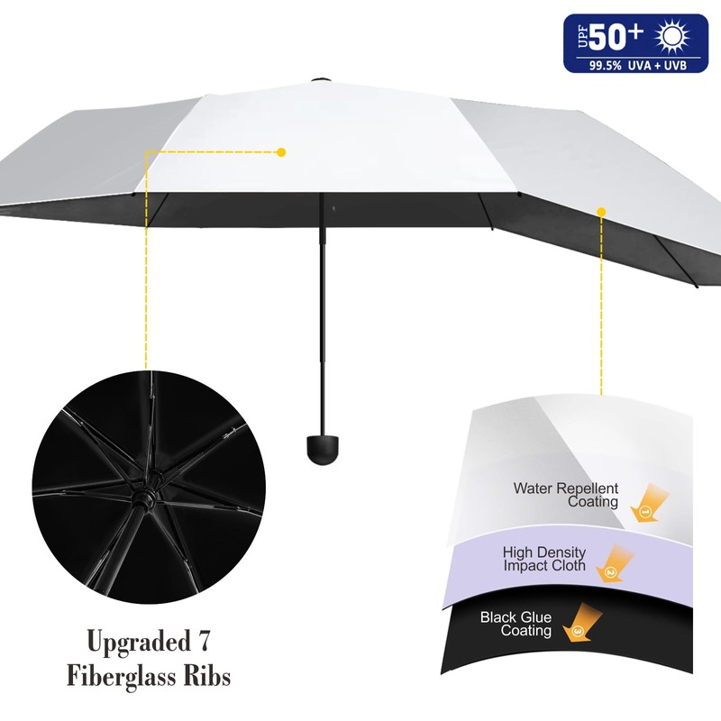 DUOUPA UPF 50+ Beach Umbrella/Sun Shade - Portable Umbrella for