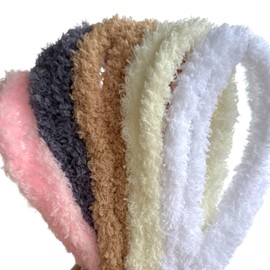 Muloo Shop 10 Pcs in 5 Colors 39.37 Inches*15mm Fluffy Pipe Cleaners Crafting/Chenille Stem Craft, Super Colossal Fuzzy Sticks, DIY Projects and Craft Supplies Decorations, Kids Art (Multi-Color)