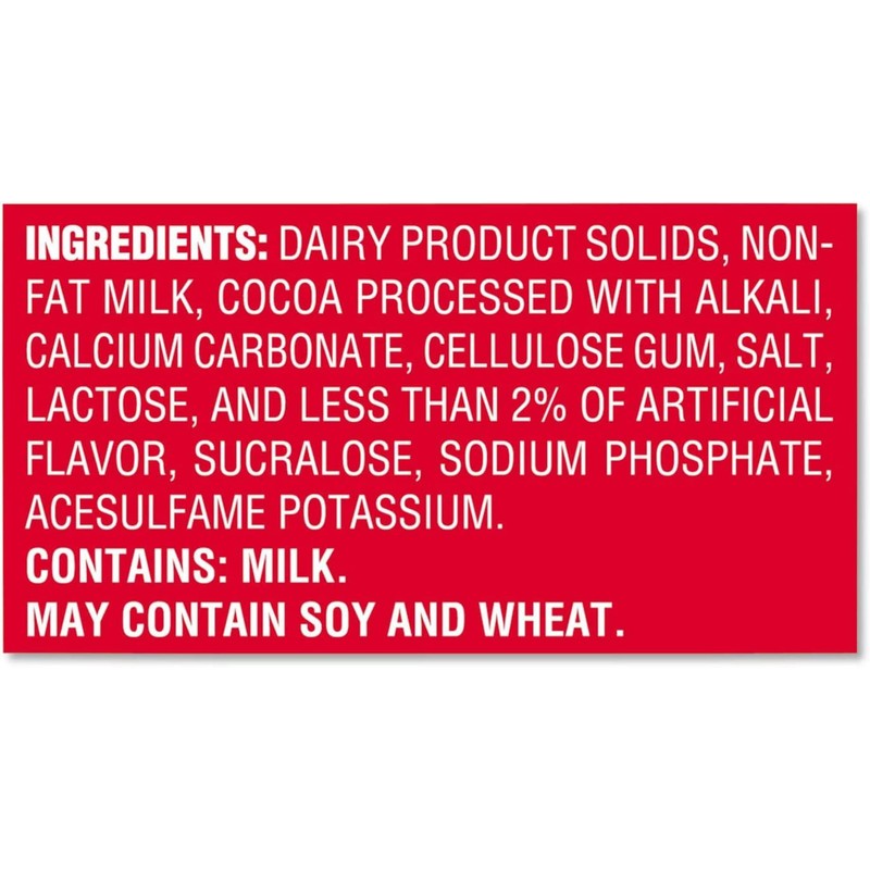 Nestle Cocoa Mix No Sugar Added 60 Count .28 Oz