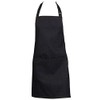 Classic Home Store 100% Cotton Denim Bib Apron Split Pocket