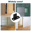 8 Pcs Sliding Closet Door Floor Guide Floor Mounted Door