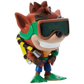 Funko Pop Games: Crash Bandicoot - Crash with Scuba Gear Collectible Figure, Multicolor