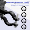 NineLeaf Bike Phone Mount Holder, Aluminum Motorcycle Phone Mount, Handlebar