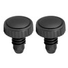 Durlo 3Pcs Cue Butt Protectors Pool Cue Bottom Cover Rubber