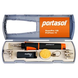 Portasol 011289250 Pro Piezo 75-Watt Heat Tool Kit with 7 Tips