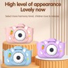Kids Digital Camera with 32G Card Front Rear Lens 1080P