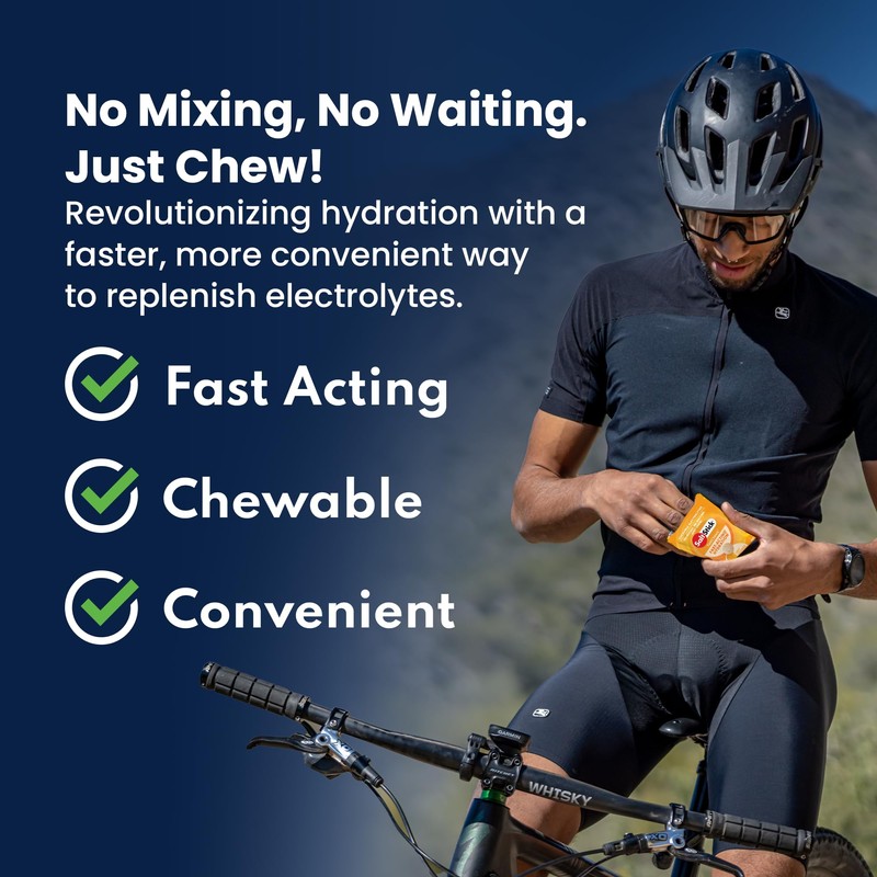SaltStick Fastchews Electrolyte Replacement - Pack of 10 Chews (Green