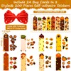 Spiareal 24 Sets Fall Decor Autumn DIY Bookmarks for Kids