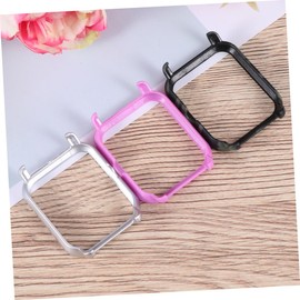 Outanaya 3pcs TPU Anti-Scratch Watch Case for Protective Shells Dark Silver and Camouflage Design Easy Installation Bumper Against Drops and Scratches