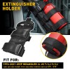 Car Roll Fire Extinguisher Holder Bar Adjustable Mount Bracket for