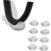TEHAUX 8Pcs Transparent Non Slip Furniture Feet Protectors for Tables