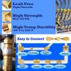 43PCS Brass Pipe Fittings Assortment Reducing NPT Kit, Couplings, Bushings,
