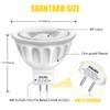 MikeWin MR16 LED Bulb 10Pack,5W 12V, GU5.3 Bi-Pin Base,50-Watt Equivalent,2700K