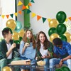 Green and Gold Balloons,60 Packs 12 Inch Metallic Green Gold