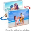 Acrylic Frame 4x6, 2 Pack Premium Acrylic Picture Frame 4x6