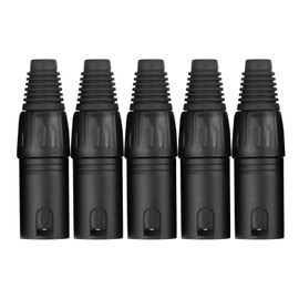 Pronomic XMPLUG Black XLR male - 5 pack