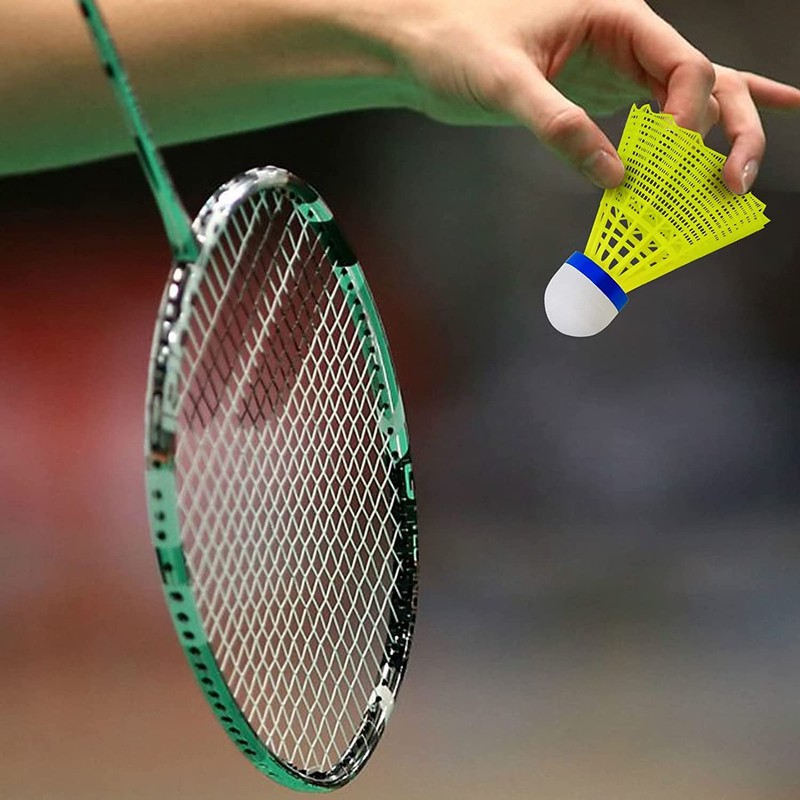 MANJHONG Nylon Badminton Shuttlecocks, Good Flight and Balance, Durable Shuttles