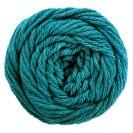 Lily Sugar 'n Cream Solids 100% Cotton Yarn, 2.5 oz. Ball •• #1133 Teal ••