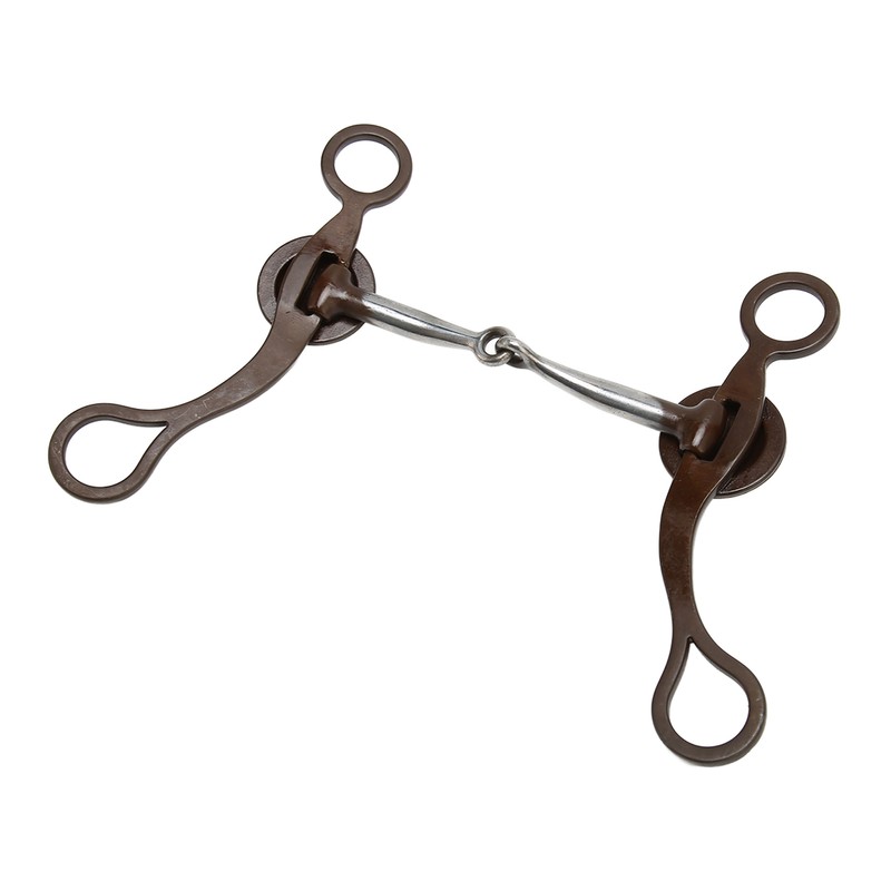 Horse Mouth Bit Hand Carved Antique Bronze Rustproof Stainless Steel