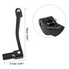 Motoforti Universal Aluminum Alloy Motorcycle Folding Gear Shift Lever Black