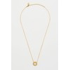 Estella Bartlett Modern Floral Necklace - Gold Plated