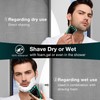Electric Razor for Men, Rechargeable Shaver with Charging Stand, Cordless