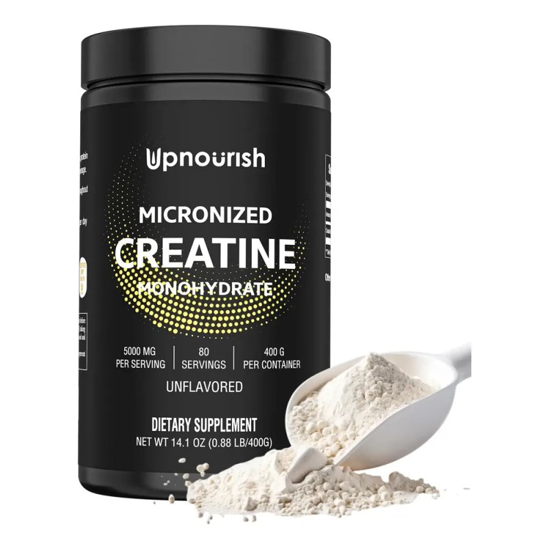 Upnourish Creatine Monohydrate Micronized - Vegano Sin Sabor